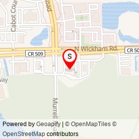 7-Eleven on North Wickham Road, Melbourne Florida - location map