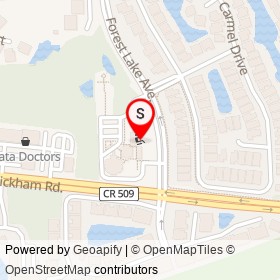 No Name Provided on Forest Lake Avenue, Suntree Florida - location map