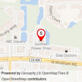 Sharing Center on North Wickham Road, Suntree Florida - location map
