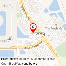 BB&T on North Wickham Road, Melbourne Florida - location map