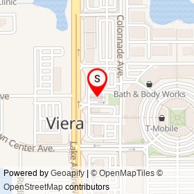 PNC Bank on Lake Andrew Drive, Viera Florida - location map