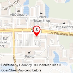 Brevard Eye Center on North Wickham Road, Suntree Florida - location map