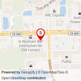 Chase on North Wickham Road, Suntree Florida - location map