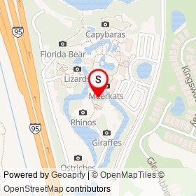 Storks on Butterfly Trail, Viera Florida - location map