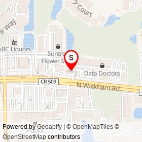 No Name Provided on North Wickham Road, Suntree Florida - location map