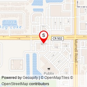 Long John Silver's on Barnes Boulevard, Rockledge Florida - location map