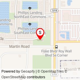 Phillips Landing Playground on Bridgeport Circle, Rockledge Florida - location map