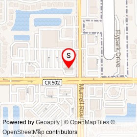 AutoZone on Barnes Boulevard, Rockledge Florida - location map