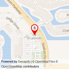 El Leoncito on Stadium Parkway, Rockledge Florida - location map