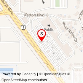 KFC on Rockledge Boulevard, Rockledge Florida - location map