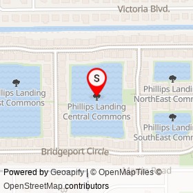 Phillips Landing Central Commons on , Rockledge Florida - location map
