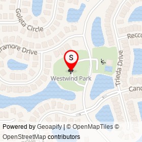 Westwind Park on , Viera Florida - location map