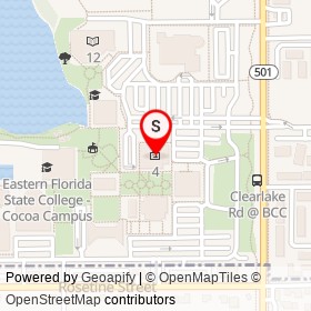 4 on Clearlake Road, Cocoa Florida - location map