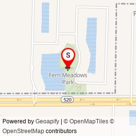 Fern Meadows Park on , Cocoa Florida - location map