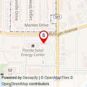Greenlots on Michigan Avenue, Cocoa Florida - location map