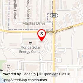 ChargePoint on Michigan Avenue, Cocoa Florida - location map