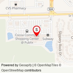Publix on FL 524, Cocoa Florida - location map