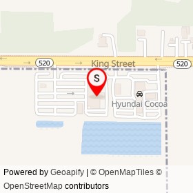 Space Coast Honda on King Street, Cocoa West Florida - location map