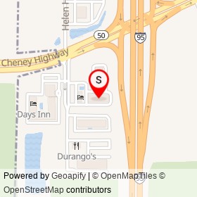 Quality Inn Kennedy Space Center on Helen Hauser Boulevard, Titusville Florida - location map