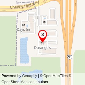 Durango's on Helen Hauser Boulevard, Titusville Florida - location map