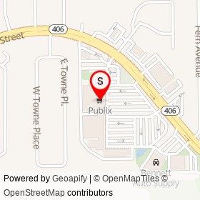 Publix on East Towne Place, Titusville Florida - location map