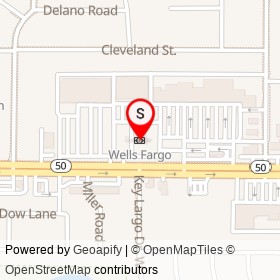 Wells Fargo on Cheney Highway, Titusville Florida - location map