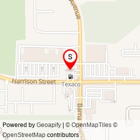 Texaco Store on Harrison Street, Titusville Florida - location map
