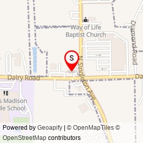 Circle K on Dairy Road, Titusville Florida - location map