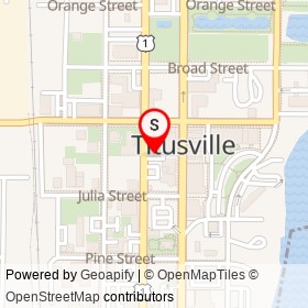 Sunrise Bakery on South Hopkins Avenue, Titusville Florida - location map