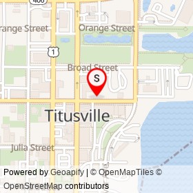 Main Street Philly on Main Street, Titusville Florida - location map