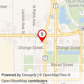 7-Eleven on Hopkins Avenue, Titusville Florida - location map