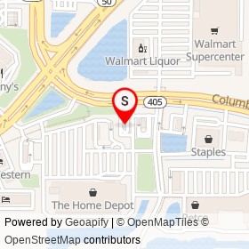 Taco Bell on Columbia Boulevard, Titusville Florida - location map