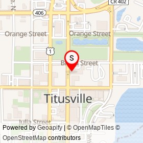 C's Waffles on Broad Street, Titusville Florida - location map