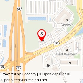 Dunkin' Donuts on Cheney Highway, Titusville Florida - location map