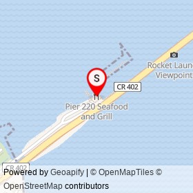 Pier 220 Seafood and Grill on Max Brewer Memorial Parkway, Titusville Florida - location map