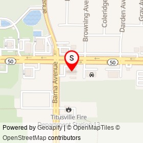 Young's Animal Hospital on Cheney Highway, Titusville Florida - location map