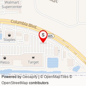 ChargePoint on Columbia Boulevard, Titusville Florida - location map