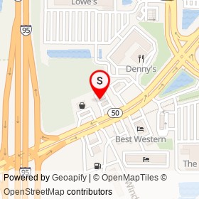 Sergio's Tacos on Cheney Highway, Titusville Florida - location map