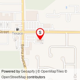 Walgreens on Harrison Street, Titusville Florida - location map