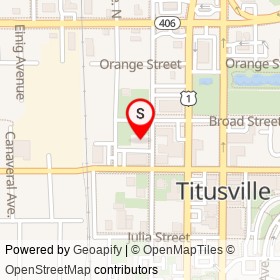 No Name Provided on South Palm Avenue, Titusville Florida - location map