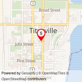 City Glitter on Washington Avenue, Titusville Florida - location map