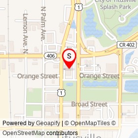 CVS Pharmacy on Hopkins Avenue, Titusville Florida - location map