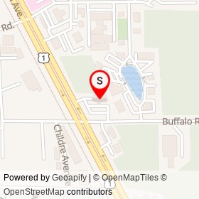 New Peking Buffet on Buffalo Road, Titusville Florida - location map