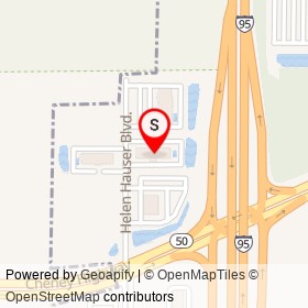 Fairfield Inn & Suites Titusville Kennedy Space Center on Helen Hauser Boulevard, Titusville Florida - location map