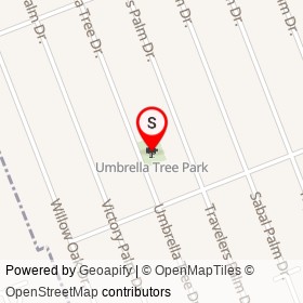 Umbrella Tree Park on ,  Florida - location map