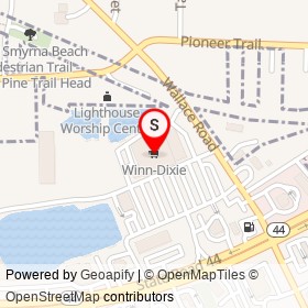 Winn-Dixie on State Road 44, New Smyrna Beach Florida - location map