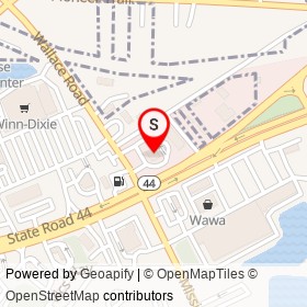 Wells Fargo on State Road 44, New Smyrna Beach Florida - location map