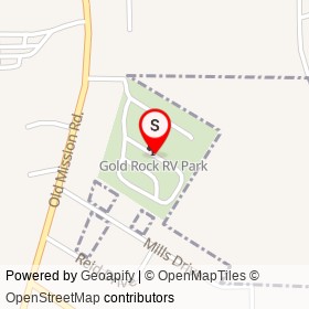 Gold Rock RV Park on , New Smyrna Beach Florida - location map
