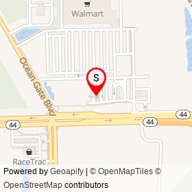 Popeyes on State Road 44, New Smyrna Beach Florida - location map