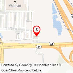 Chevron on State Road 44, New Smyrna Beach Florida - location map